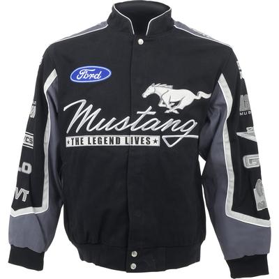 【希少フォードレーシング】マスタング ビンテージジャケット| Mustang Ford Mustang Vintage Racing 'Black' Jacket – Stepcorrect