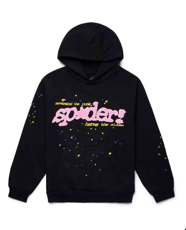 レ*ン様 sp5der Sp5der hoodie完全正規品早い者勝ち Sp5der P*nk V2 Hoodie 'Black' – Stepcorrect