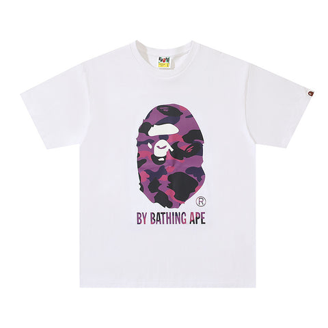 BAPE ABC Camo By Bathing Ape Tee 'White/Purple'
