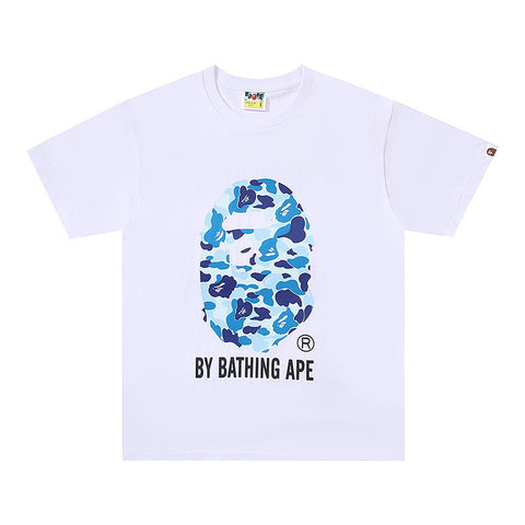 BAPE ABC By Bathing Tee 'White/Blue'