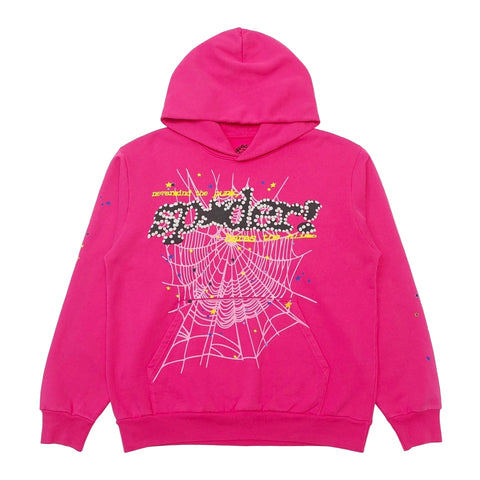 Sp5der P*nk V2 Hoodie 'Pink'