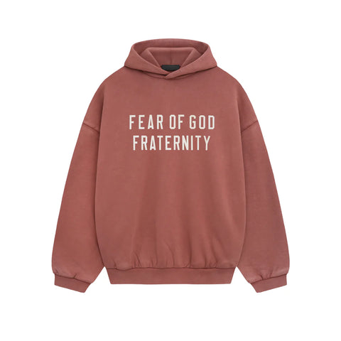 Essentials Fleece Hoodie 'Crimson' CLEARANCE