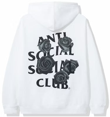Anti Social Social Club Bat Emoji Hoodie 'White'