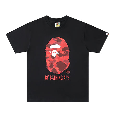 BAPE ABC Camo By Bathing Ape Tee 'Black/Red'