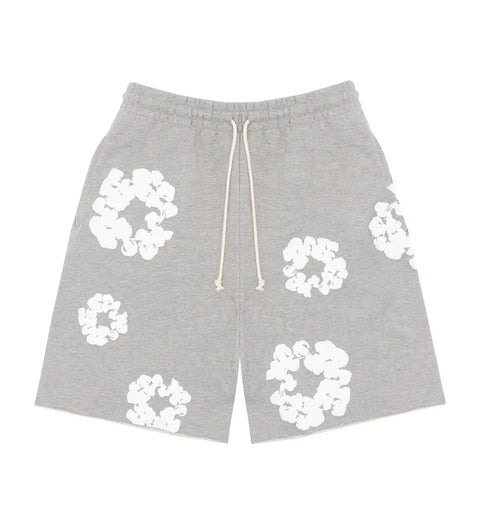Denim Tears The Cotton Wreath Shorts 'Grey'