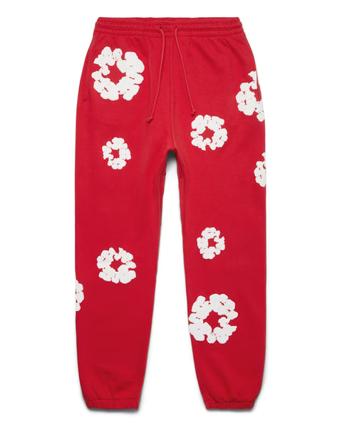 Denim Tears The Cotton Wreath Sweatpants 'Red'