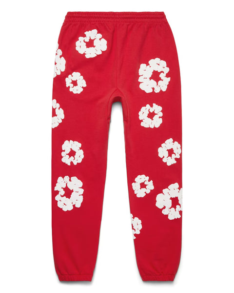 Denim Tears The Cotton Wreath Sweatpants 'Red'