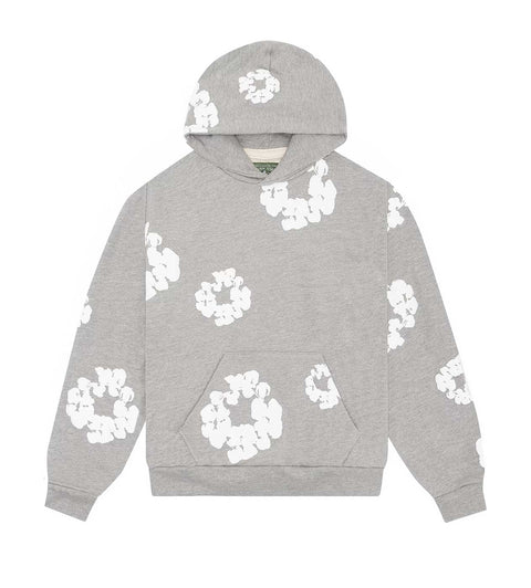 Denim Tears The Cotton Wreath Hoodie 'Grey'