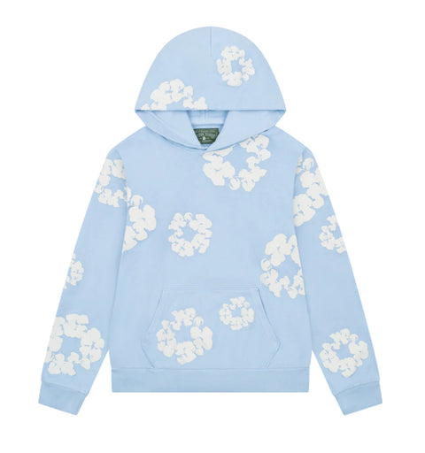 Denim Tears The Cotton Wreath Hoodie 'Powder Blue'