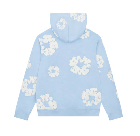 Denim Tears The Cotton Wreath Hoodie 'Powder Blue' STEAL DEAL