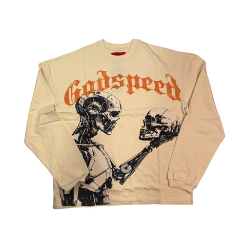 Godspeed Limited Art Pieces AI L/S T-Shirt 'Bone'