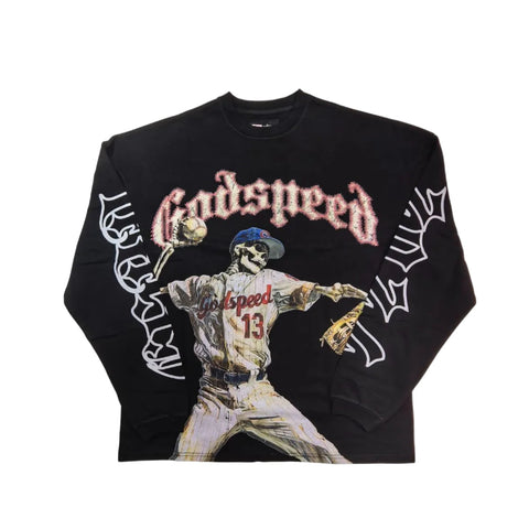 Godspeed Strike Out L/S Tee 'Black'