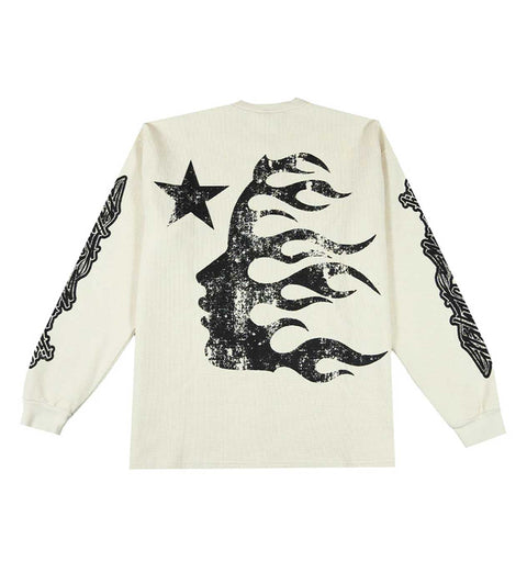 Hellstar Studios Victory Thermal Long Sleeve Cream STEAL DEAL