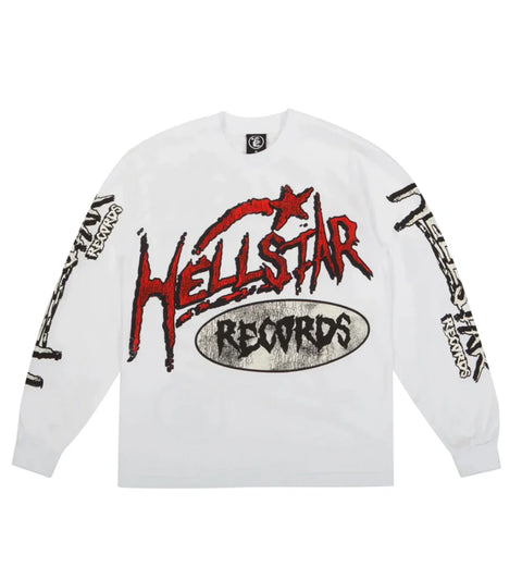 Hellstar Studios Records Long Sleeve Tee 'White'