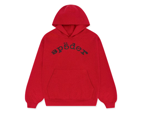 Sp5der Vvs Hoodie 'Red'