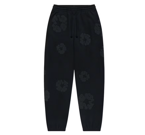 Denim Tears Mono Cotton Wreath Sweatpants 'Black'