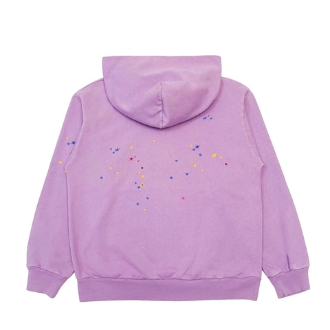 Sp5der Açaí Hoodie 'Purple'