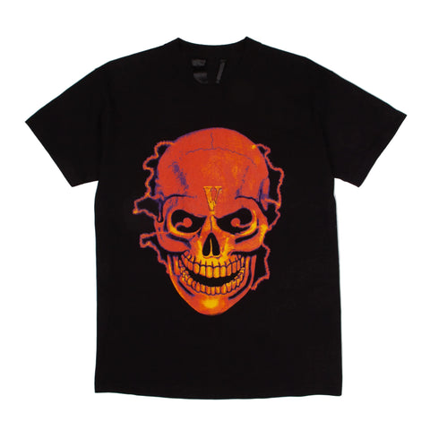 Vlone Skull Shocker Tee 'Orange' CLEARANCE
