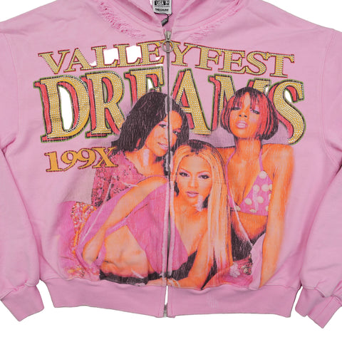 Vale Forever Dreams Zip Up Hoodie 'Pink'