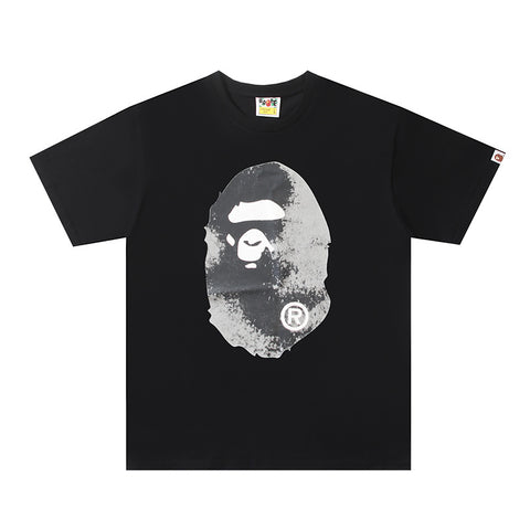 BAPE High Tone Bleach Big Ape Head Tee 'Black'