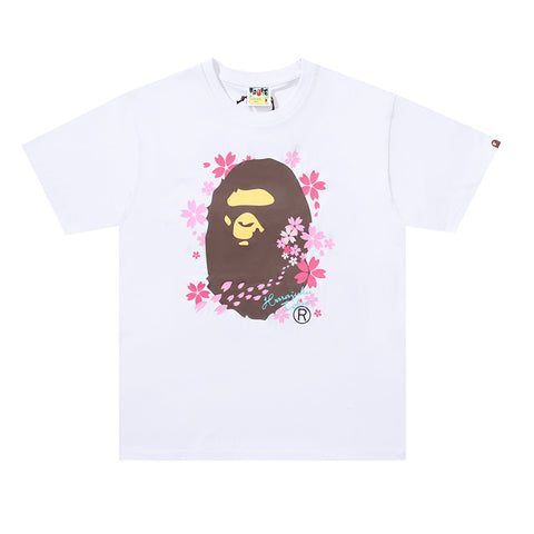 BAPE Sakura Ape Head Tee 'White'