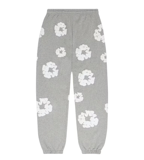 Denim Tears The Cotton Wreath Sweatpants 'Grey' STEAL DEAL