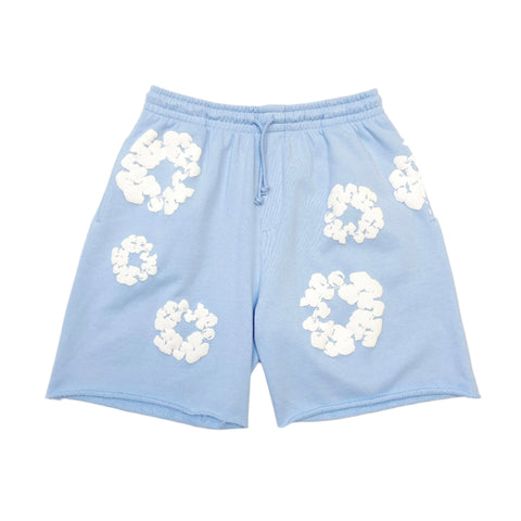 Denim Tears The Cotton Wreath Shorts 'Powder Blue'