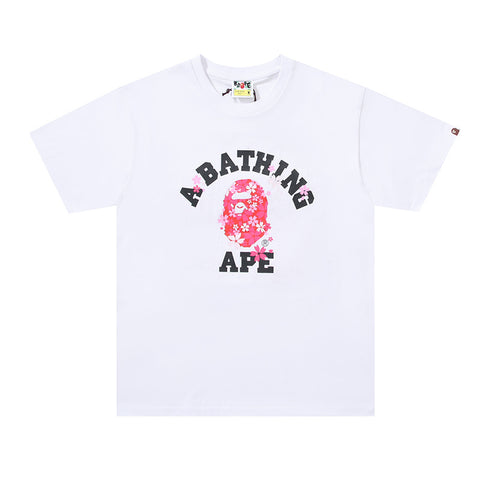 BAPE Sakura College Tee 'White'