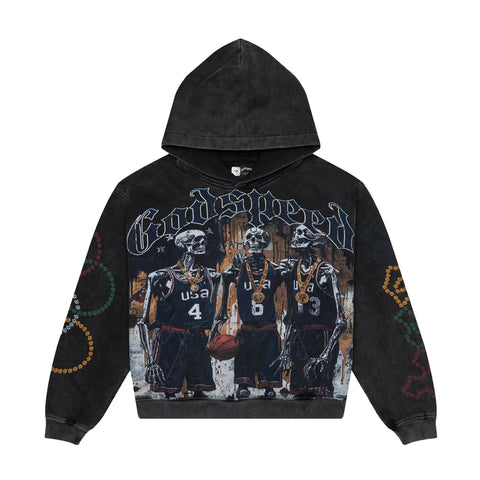 Godspeed Dreamteam 24 Hoodie 'Black Wash'